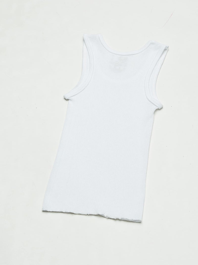 Fruit of the Loom boys Cotton Tank Top Undershirt (Multipack) Underwear, Toddler - 10 Pack White, 2-3T US - Image 3